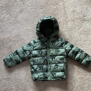 The Children's Place Gray Dino Print Jacket
